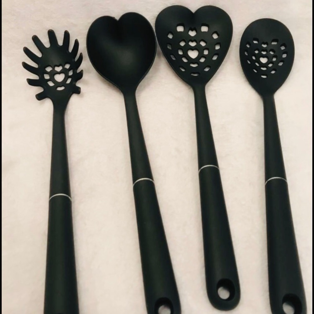 Silicone Nylon Turner Spatula Spoon Ladle